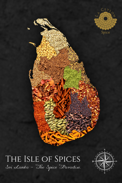 spices in sri lankan map